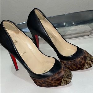 Christian Louboutin Black “maggie” 140 pump